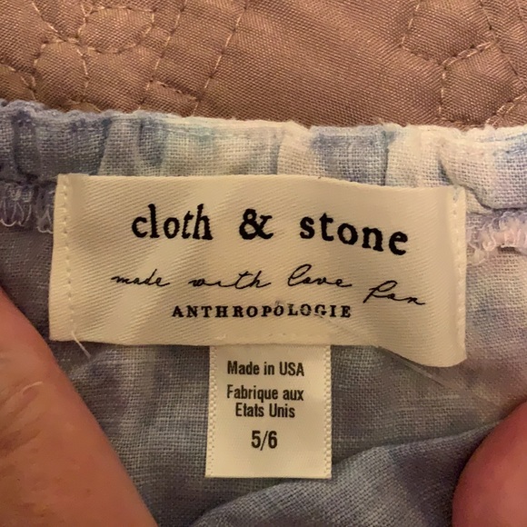 ⭐️HP⭐️. . Anthropologie cloth & stone Ruffled Linen Kids Tank - Picture 6 of 10